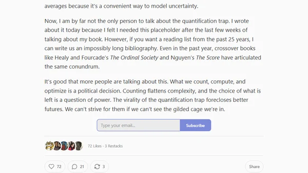 The Quantification Trap