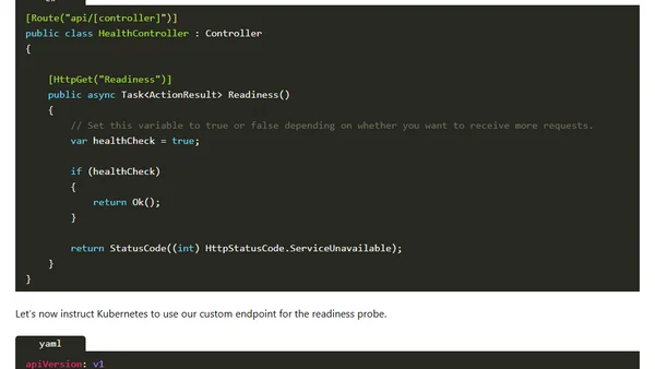 Appropriately Release Resources From DotNet Core Application Deployed in Kubernetes Cluster