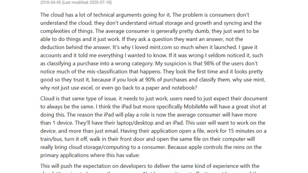 Why The Cloud Will Finally Work
