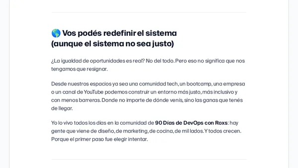 🔥 El Éxito Es una Decisión: Elegí Desplegarte