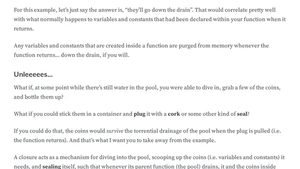 Why is it called a “Closure” anyway? A Swift Conceptual Look.