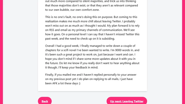 A vocal minority
