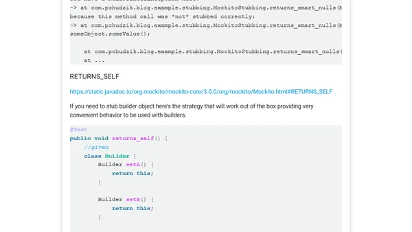 Answers in mockito