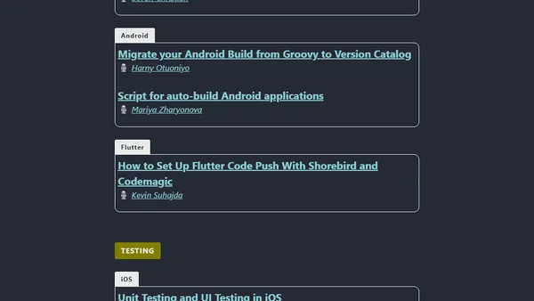 Mobile Automation Newsletter - #13