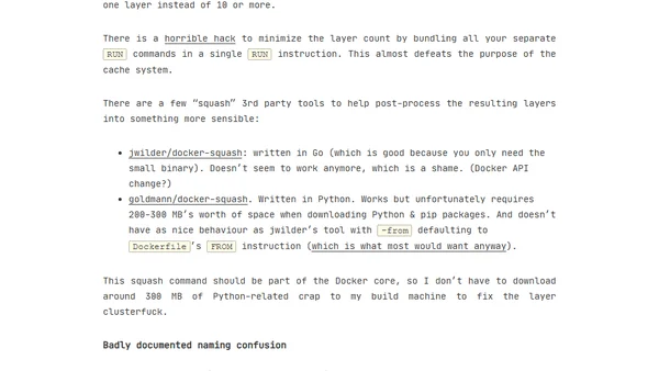 Thoughts on Docker