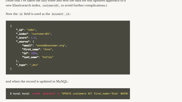 Exploring Flink CDC