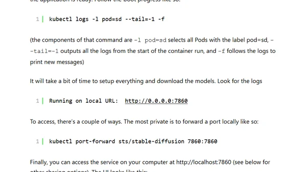 Stable Diffusion WebUI on GKE Autopilot