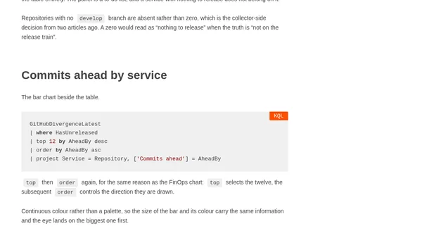 The Release Dashboard: What Is About to Go to Production