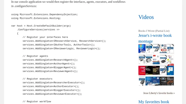 Dependency Injection & Agent Framework
