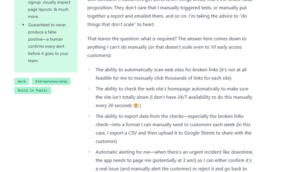 On MVPs and Cutting Scope