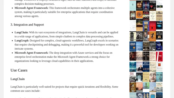 LangChain vs Microsoft Agent Framework