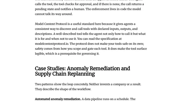 Active Analytics Loops for AI Action Agents