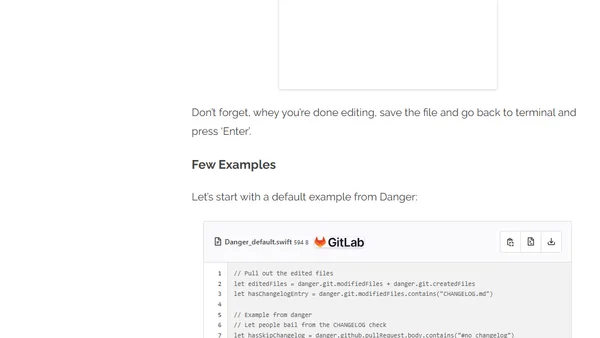 Automate PRs With Danger