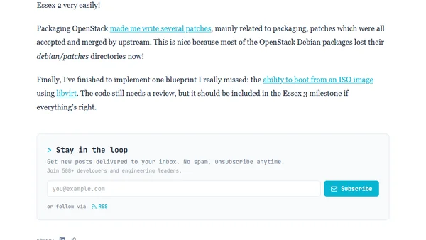 My OpenStack work