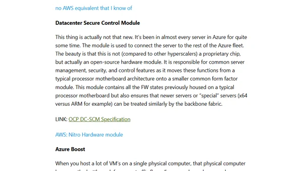 Hyperscale hardware versus “cloud”