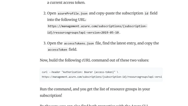 How Azure CLI Manages Your Access Tokens