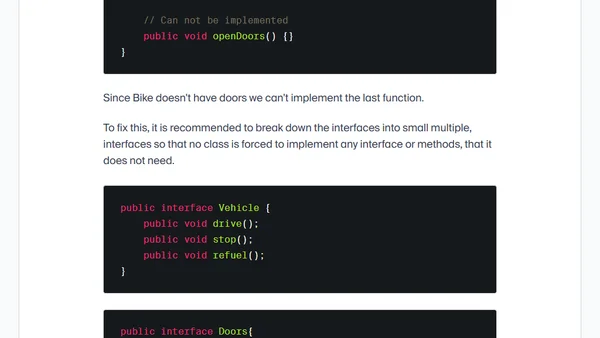 SOLID Principles in Java