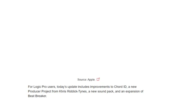 Apple Updates Creator Studio Apps