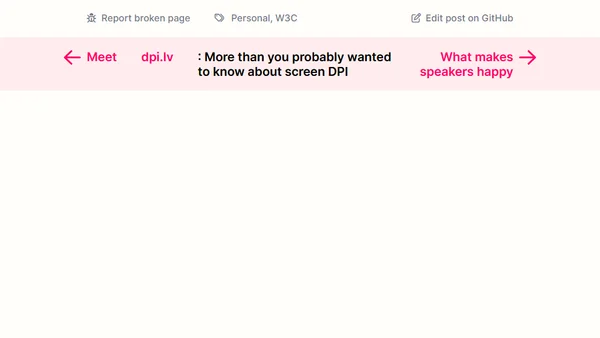 Leaving W3C