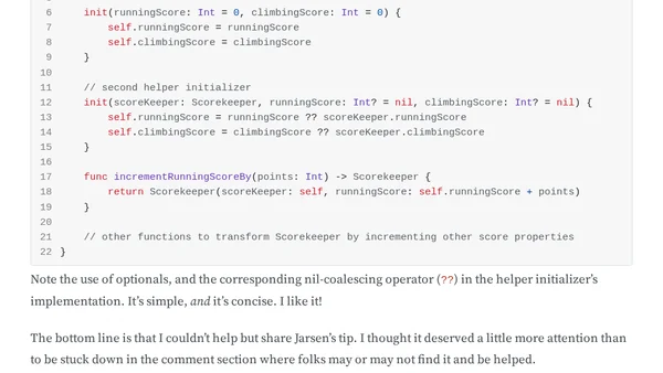 Conveniently Transforming Immutable Types in Swift