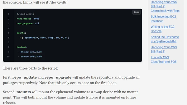Configuring a Linux Swap Device with Cloud-Init