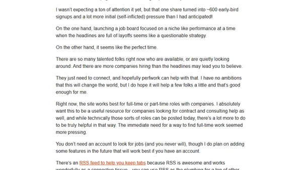 Introducing perfwork