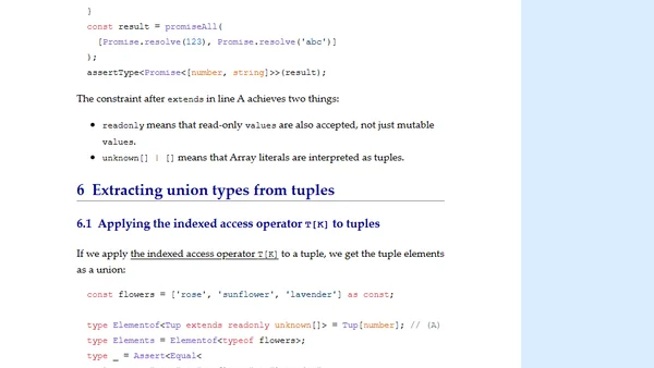 Computing with tuple types in TypeScript