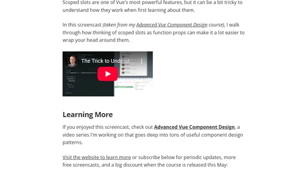 The Trick to Understanding Scoped Slots in Vue.js