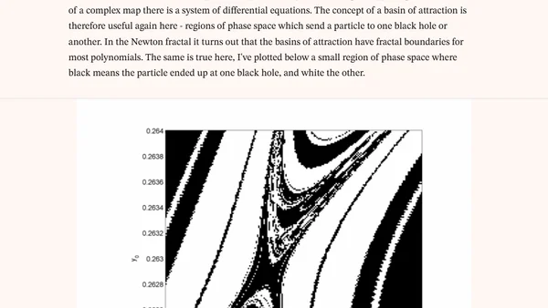 Black Holes and Fractal Basins