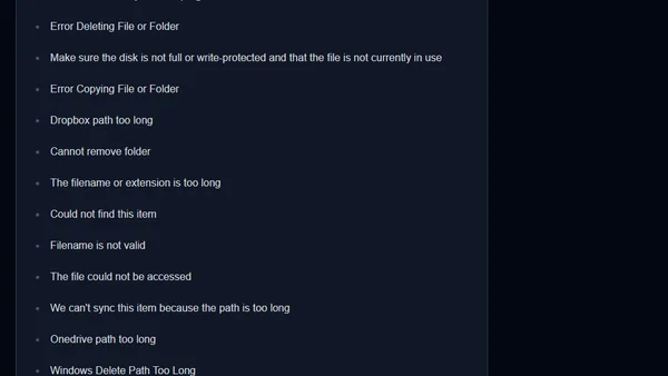 Long Path Tool - an unfortunate review