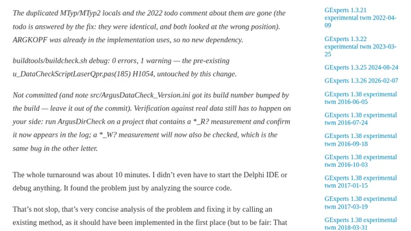 How Claude Code just helped me to find a problem in a Delphi program in 10 Minutes