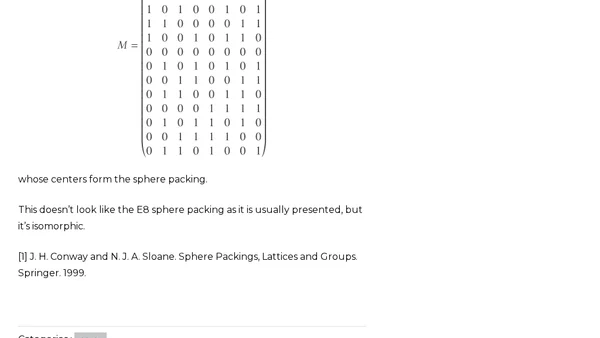 Hadamard Codes and Sphere Packing