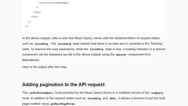 Implementing Infinite Scroll with React Query and FlatList in React Native
