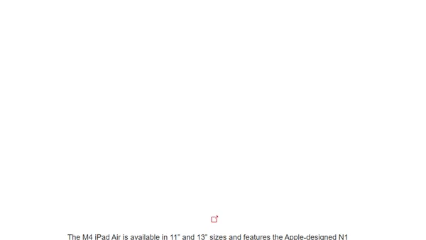 Apple Introduces M4-Powered iPad Air
