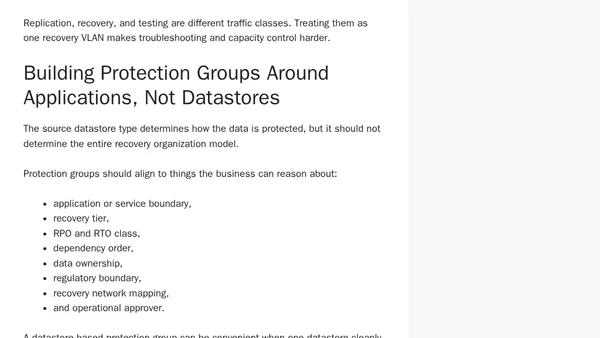 Designing a Shared VCF 9.1 Recovery Site for vSAN, VMFS, and NFS Workloads