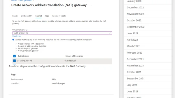 How to deploy Azure NAT Gateway (Manual)