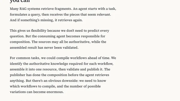 DRY might be wrong for agent documentation