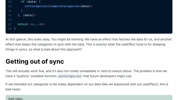 Don't over useState