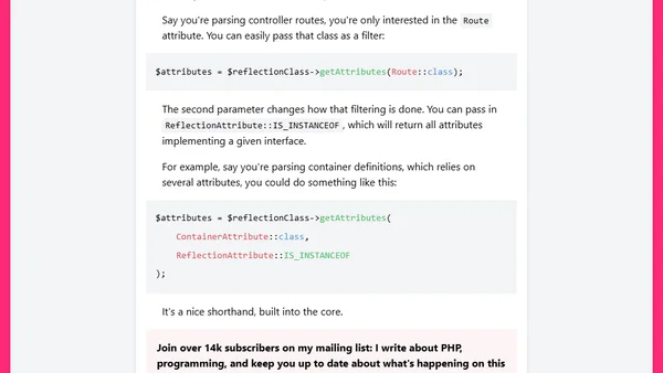 PHP 8: Attributes