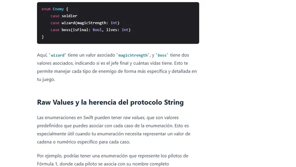 Enumeraciones