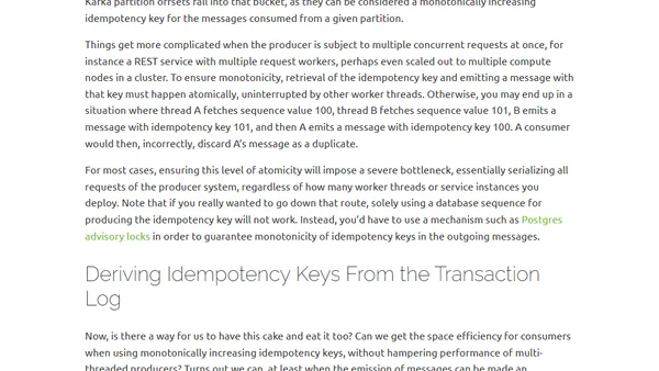 On Idempotency Keys