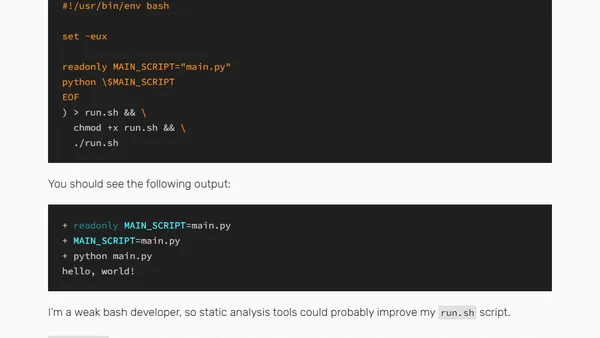 Per-Project Development Environments with Nix
