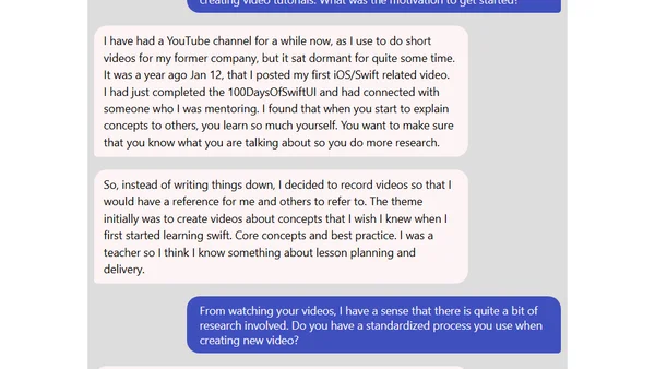 iOS Chat with Stewart Lynch