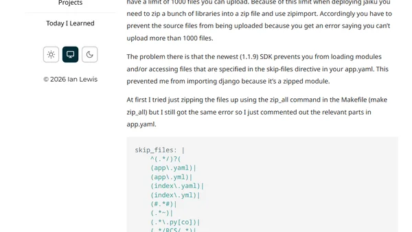 Jaiku on App Engine