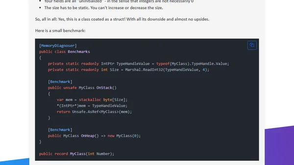 Yes you can create classes on the stack!