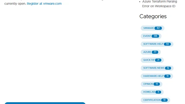 VMware Explore Europe 2024 Session Scheduler