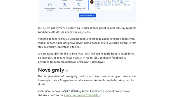 Týdenní poznámky: Květen