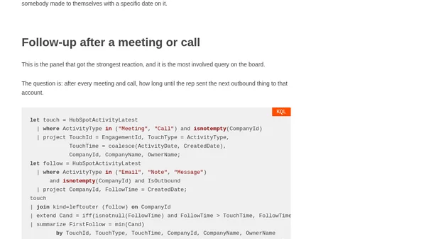 The Sales Ops Dashboard, Part Two: Cracks and Follow-Through