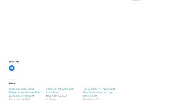Azure Bootcamp Switzerland 2024: How Criminals Breach your Azure Environment