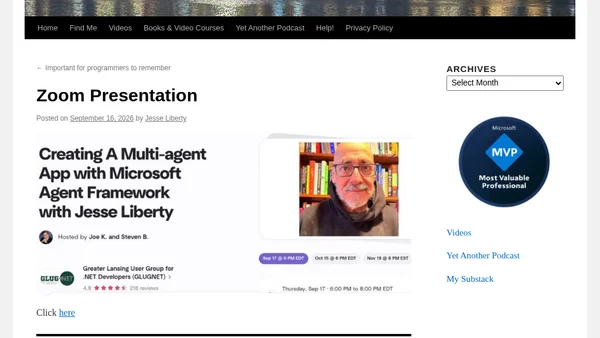 Zoom Presentation